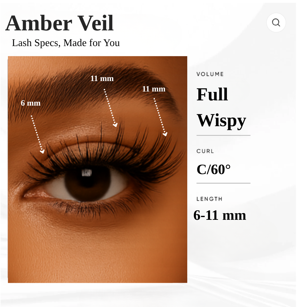 Amber Veil - Full Wispy Volume